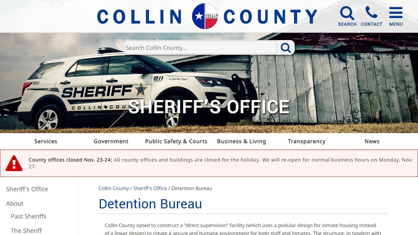 Sheriff's Office Detention Bureau - Collin County